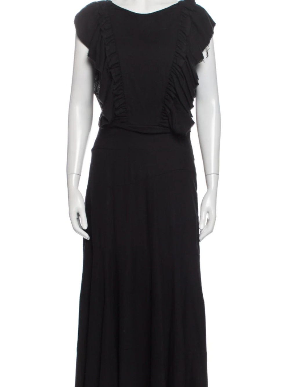 Heidi Merrick Scoop Neck Maxi Dress XS